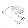 Cable de alimentación Akyga AK-RD-07A CEE 7/16 – IEC C7 (ocho), CCA, 3 m, blanco