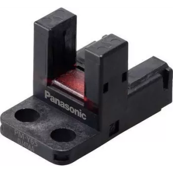 Sensor fotoelectrico de horquilla Panasonic PM-Y65, barrera de horquilla, 5-24 V DC, conmutacion clara y oscura