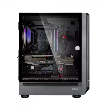 Caja de ordenador Zalman i6 negra, ATX, negra