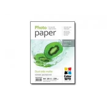 Papel fotográfico ColorWay PMD220020A4 A4 mate 220 g/m² 20 hojas