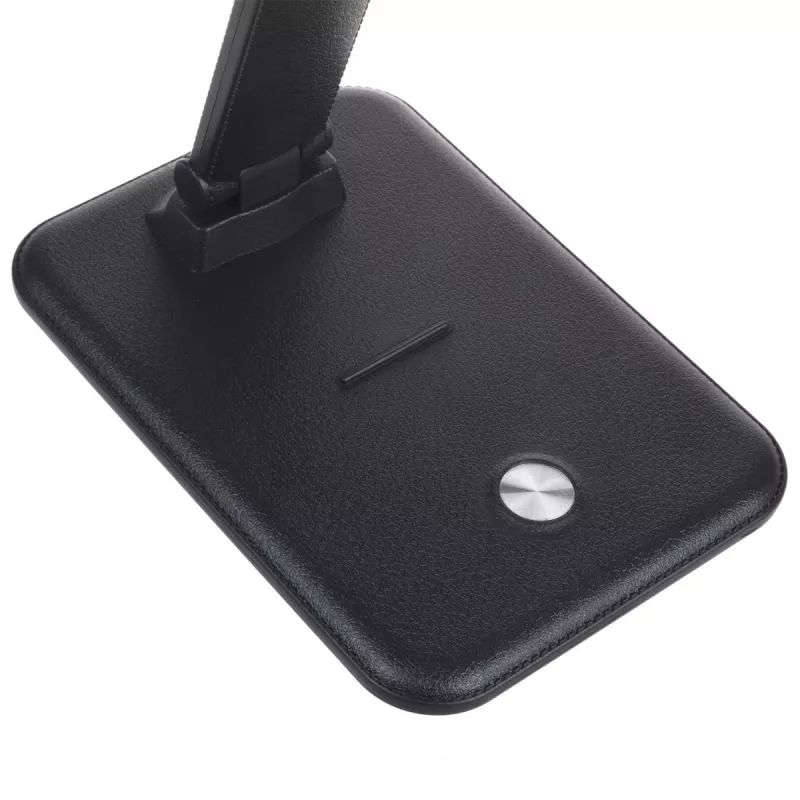 Lámpara de mesa LED MACLEAN MCE614B — regulable, brazo plegable ajustable, 9W, 3000K/4500K/6500K, negra