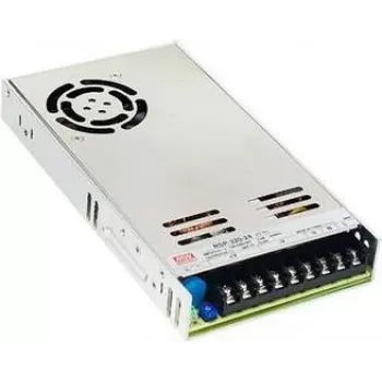 Fuente de alimentación MEAN WELL RSP-320-7.5, salida 320 W, entrada 88–264 V, 40 A, 115×215×30 mm