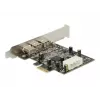 Tarjeta de interfaz FireWire A/B DeLOCK PCI Express 89153
