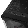 SILENOS PRO versión negra con ventilador ARGB y cristal templado