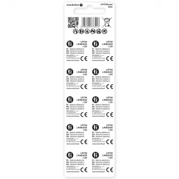 Pilas alcalinas mini AG5 blíster 10 uds.