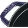 Cocotte de hierro fundido Staub 26 cm redonda, azul oscuro