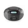 Reproductor de radio JVC RC-E444B negro con reproductor de CD y sintonizador FM