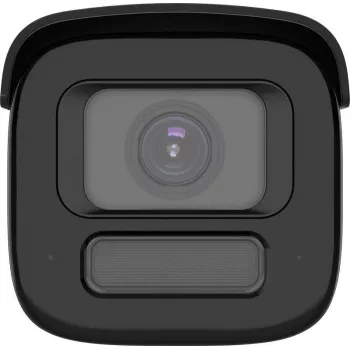 Cámara IP tipo bala Hikvision Pro Series ColorVu 4 MP objetivo varifocal motorizado 2,8–12 mm, CMOS de 1/1,8 inch, cableada, interior/exterior, Blanco