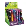 Bolígrafo retráctil borrable con recubrimiento de goma CoolPack Disney Stitch negro