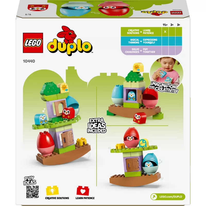 LEGO DUPLO 10440 Árbol para equilibrar y apilar, juguete de construcción, 27 piezas, 18 meses+, colorido