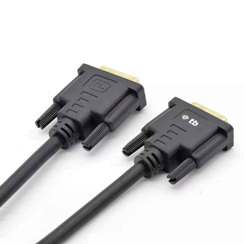 Cable TB MM DVI 24 + 1 de 1,8 m, negro, dorado (AKTBXVD24DVI18B)