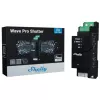Control de persiana Shelly Wave Pro Shutter, negro, carcasa de plástico, 110–240 V AC, 50–60 Hz, 0,3 W, 19×69×94 mm