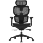 Silla gaming CANYON Ventra MOCH01 malla negra