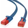 Cable de parcheo helos Ultra Slim RJ-45 m–m 7,5 m UTP Cat 6 plano