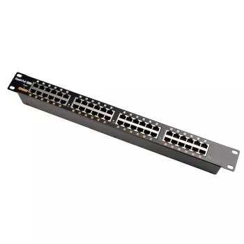 Inyector PoE Gigabit Extralink 24 puertos 24x 1000Mb/s RJ45, para rack