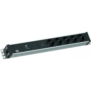 Regleta de enchufes Bachmann 800.3939 19Z 5HE con 5× tomas CEE7/3