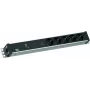 Regleta de enchufes Bachmann 800.3939 19Z 5HE con 5× tomas CEE7/3