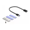 Carcasa para SSD DeLOCK USB 3.2 Gen 2 para PlayStation5 M.2 NVMe sin herramientas