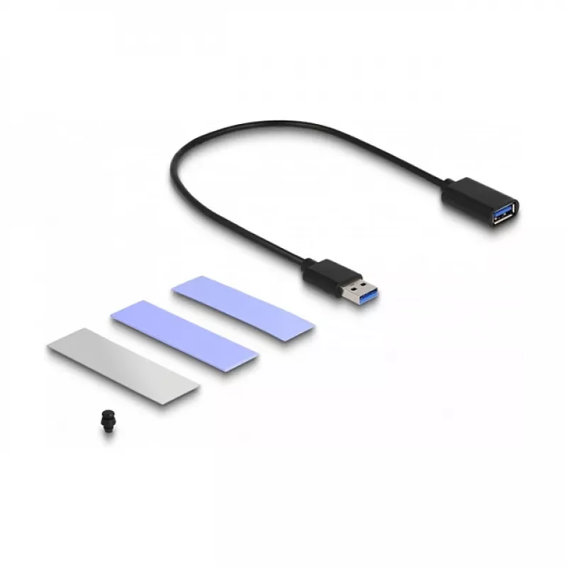 Carcasa para SSD DeLOCK USB 3.2 Gen 2 para PlayStation5 M.2 NVMe sin herramientas
