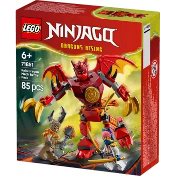 LEGO NINJAGO 71851 Battle Pack: Mech dragón de Kai