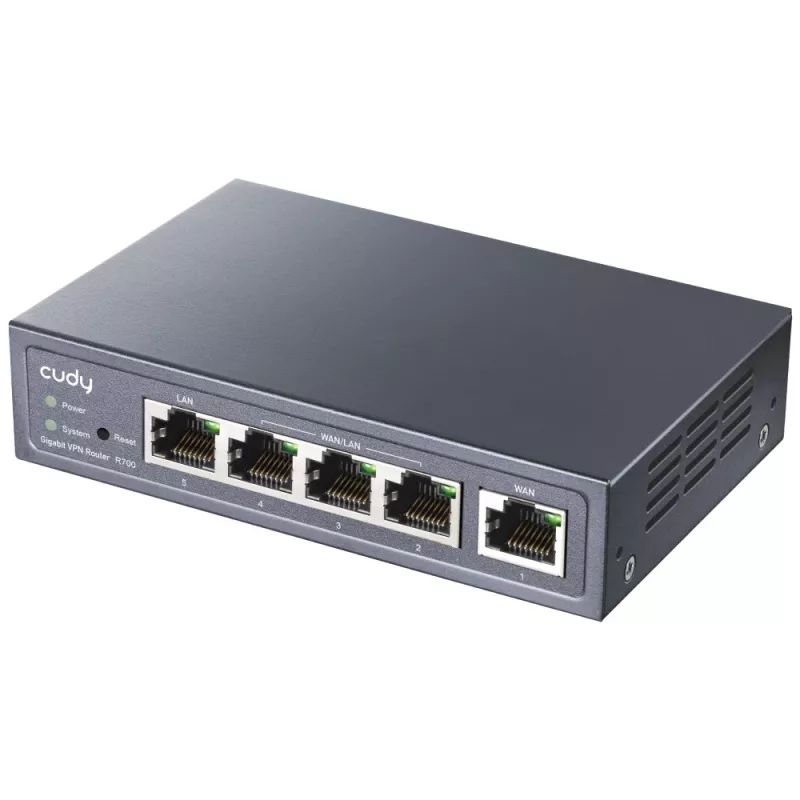 Router VPN Multi-WAN Gigabit Cudy Router cableado Fast Ethernet, Gigabit Ethernet Gris