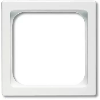 Marco de superficie sin tornillos Busch-Jaeger 1746/10-84 blanco, 63×63 mm, ventana 51×51 mm