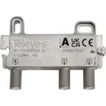 Distribuidor de 2 vías Televes VT24FZ 5–1218 MHz 4 dB