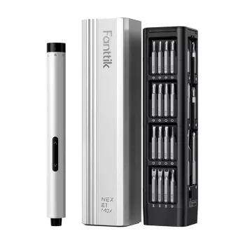Fannttik E1 Max 3.7V (plateado) set de destornillador eléctrico