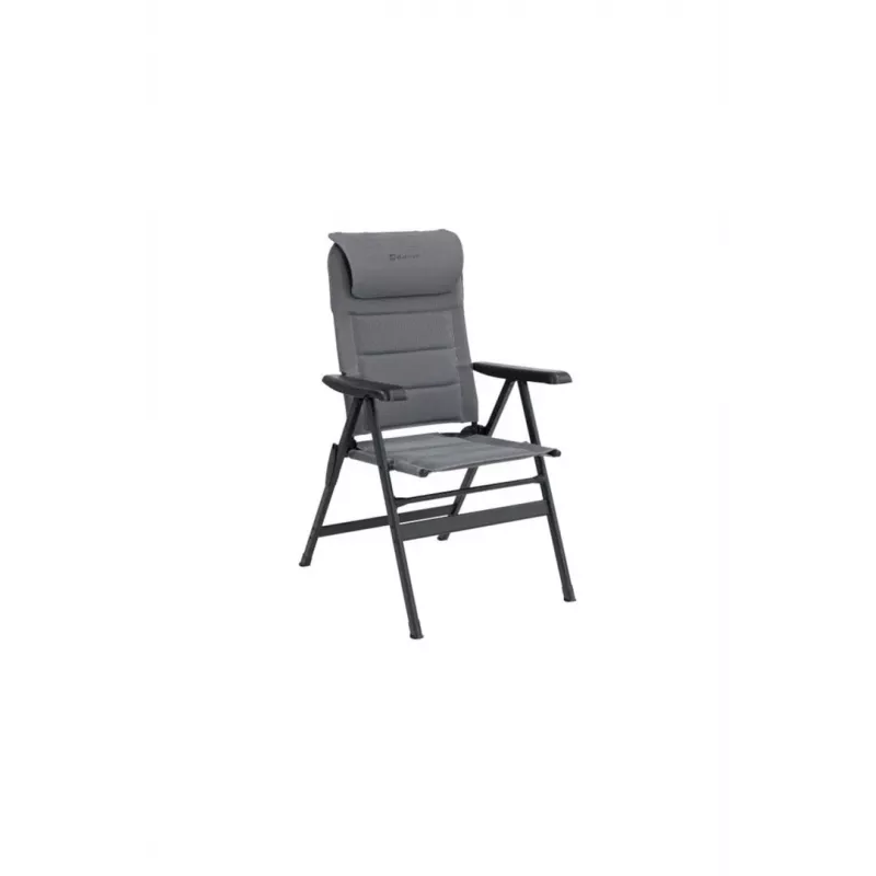 Silla de camping Outwell Kenai de 4 patas, carga máxima 120 kg, gris