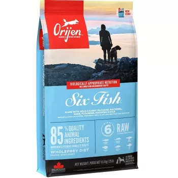 ORIJEN Six Fish - Pienso para perros - 11,4 kg