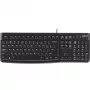 Teclado Logitech K120 USB QWERTY Español Negro (920-002499)