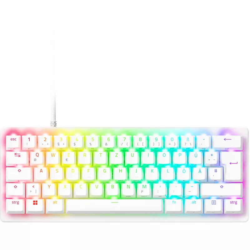 Razer Huntsman V3 Pro Mini - Blanco - Distribución alemana P - Teclado - óptico (RZ03-04992000-R3G1)