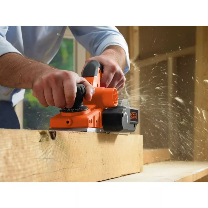 Cepillo eléctrico Black & Decker KW750K-QS negro, naranja 16000 rpm 750 W