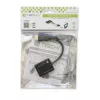 Adaptador de cable de vídeo Techly IDATA-HDMI-VGA2 VGA (D-Sub) negro