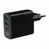Cargador Gembird TA-UC-PDQC30LCD-BK-02 para dispositivos móviles universal negro AC carga rápida interior