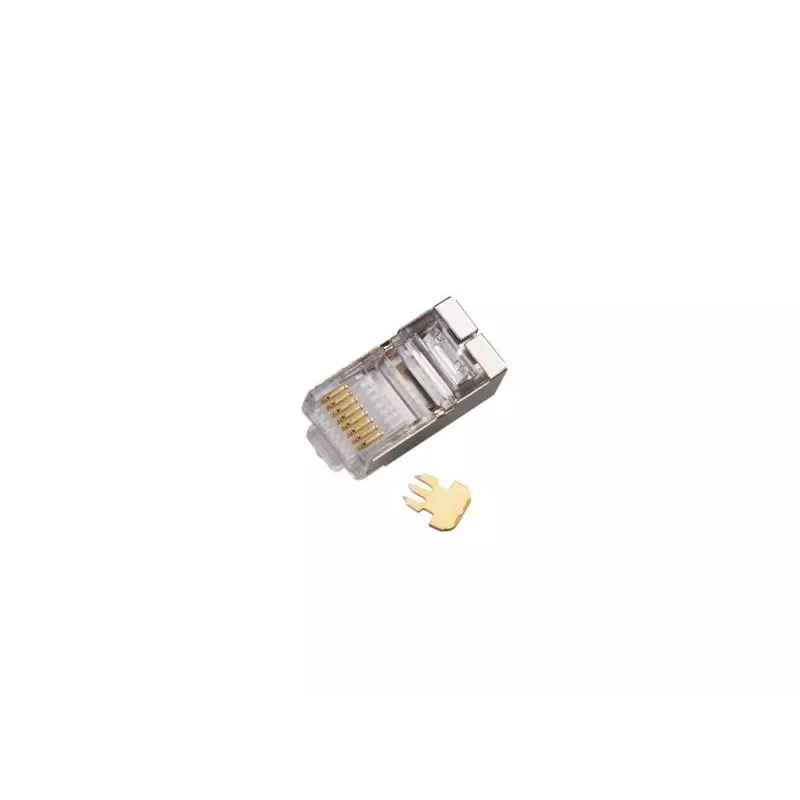 Conector pasante RJ45 STP Cat.5e Alantec WT116 pack de 100, conector blindado para cable 8P8C