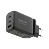 Cargador de pared Tellur TLL151451 65W, 3 puertos (2x USB-C, 1x USB-A)