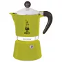 Bialetti Rainbow 0,06 L Aluminio Termoplástico Verde Cafetera