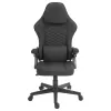 Silla gaming Deltaco DC130 Soft Woven Mesh negra (GAM-180)