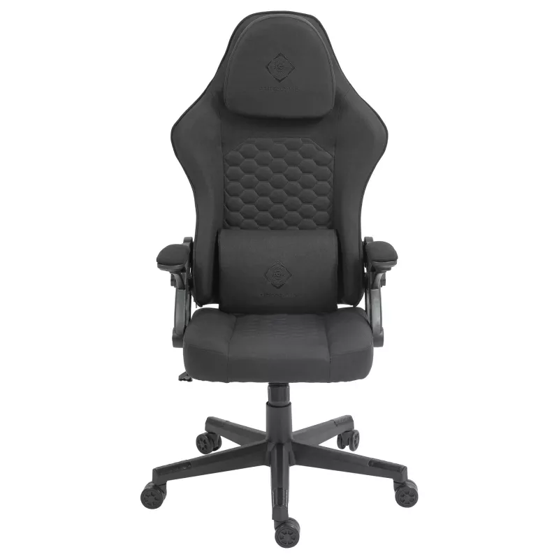 Silla gaming Deltaco DC130 Soft Woven Mesh negra (GAM-180)