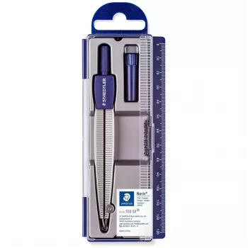 Lápiz Staedtler Noris 550 azul plata