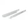 Guía de perfil en L de montaje ALLNET longitud ajustable 502–849 mm gris claro, par
