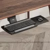 Soporte de teclado bajo mesa Maclean, regulable, máx. 5 kg, negro, MC-156 B