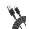 Cable Anker Innovations 322 USB-A a USB-C nailon 1,8M negro - Cable - Digital/Datos