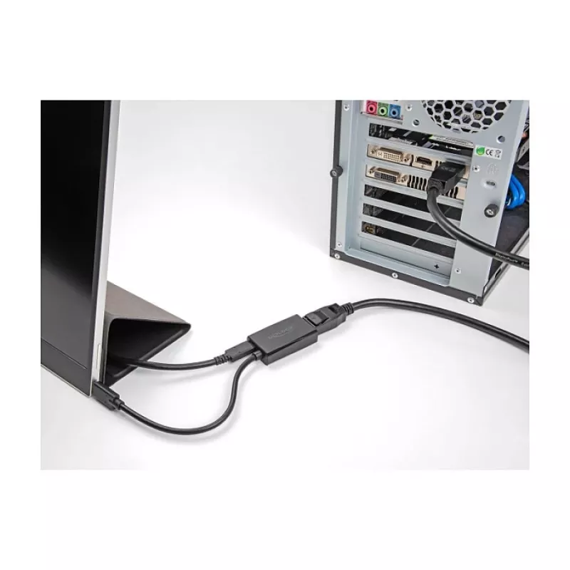 Adaptador DisplayPort hembra a USB Type-C macho DeLOCK 4K PD 85W