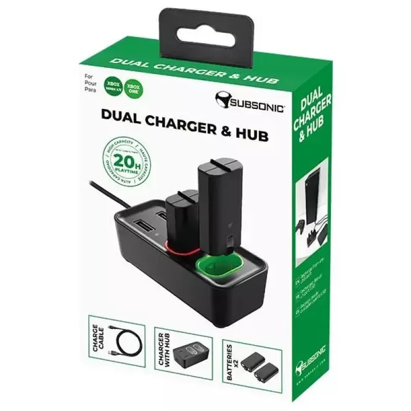 Set de carga de batería Subsonic SA5704 para Xbox One Series S X