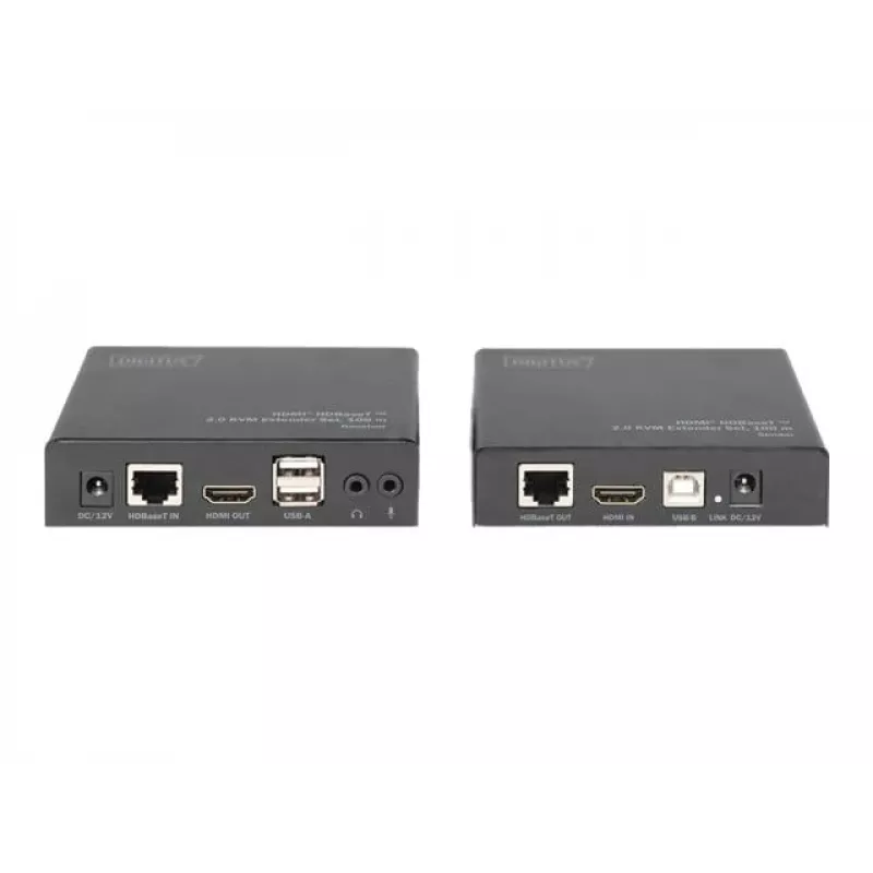 Digitus 4K HDMI HDBaseT™ 2.0 Set extensor KVM, 100 m