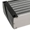 Bloque radiador Aqua-Computer 33706 — aluminio/cobre/acero inoxidable, 320×140×73 mm, gris/plata
