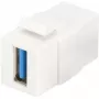 DIGITUS Professional DN-93404 - Módulo - USB 3.0 Type-A - Blanco puro, RAL 9003 (DN-93404)
