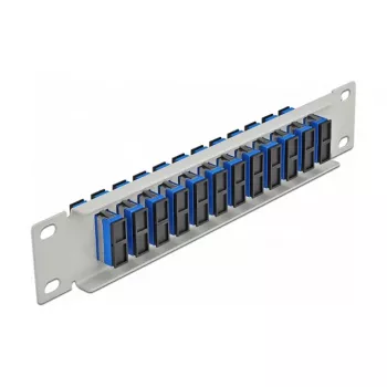 Panel de parcheo de fibra óptica DeLOCK 10